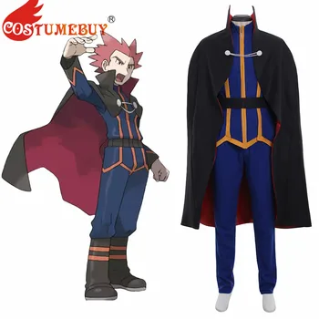 

Costumebuy Pokemon Champion Lance Cosplay Costume Men Outfits Full Outfits Halloween Party Custom Made