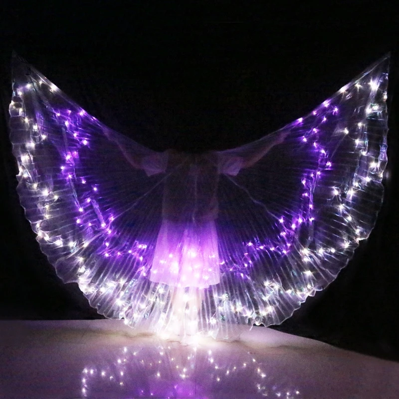  Women Belly dance LED Wings Colorful LED ISIS Wings Adult bellydance Professional Accessory Belly D - 33010241398