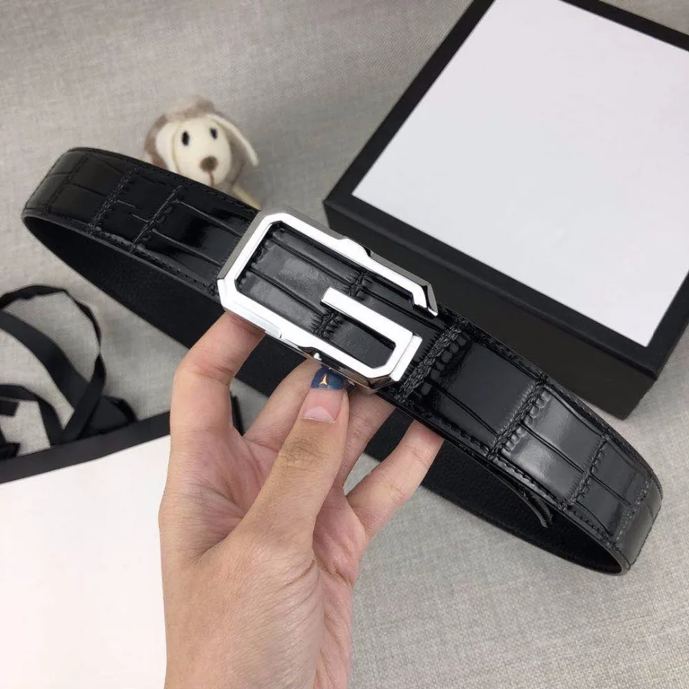 Модные Роскошные бамбуковые ремни из коровьей кожи для мужчин, высокое ...