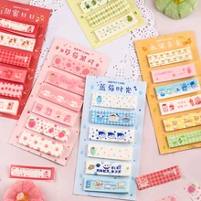 Snack shop serie Kawaii Planer Handbuch Dekorative Papier Washi Band Schule Lieferungen Schreibwaren Album Obst Memo Pad Aufkleber