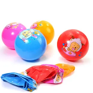 inflatable rubber ball