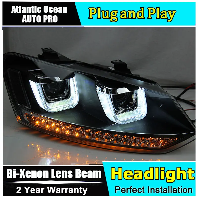 new headlamp Car Styling for VW Polo Headlights 2011 2017 GTI LED