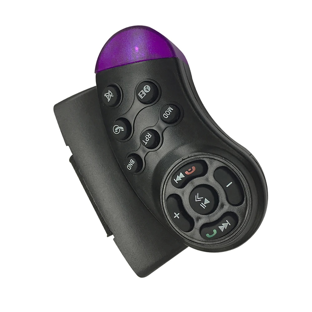 Портативный контроллер для ключей управление рулевым колесом MP5 мультимедийный плеер DVD Автомобильный руль мультимедиа