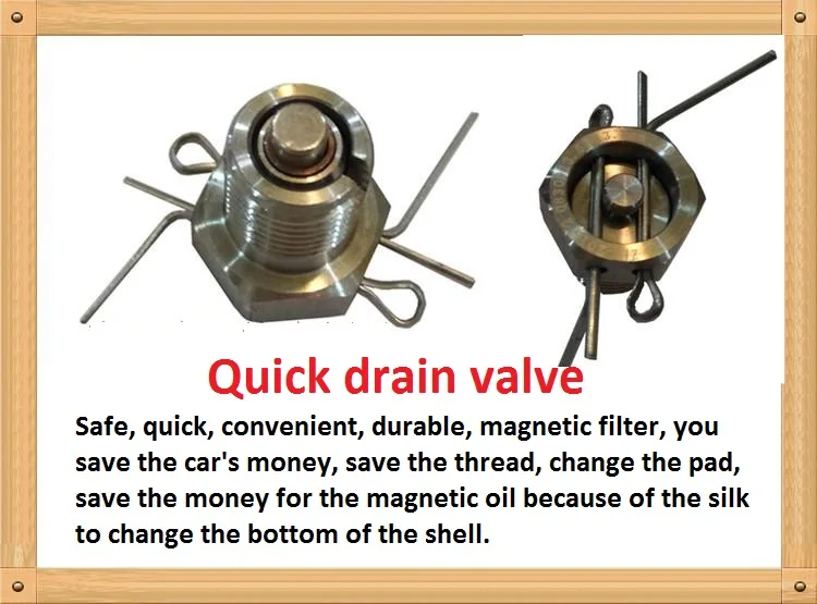 Автомобильный масляный сливной клапан с магнитным винтом для слива масла