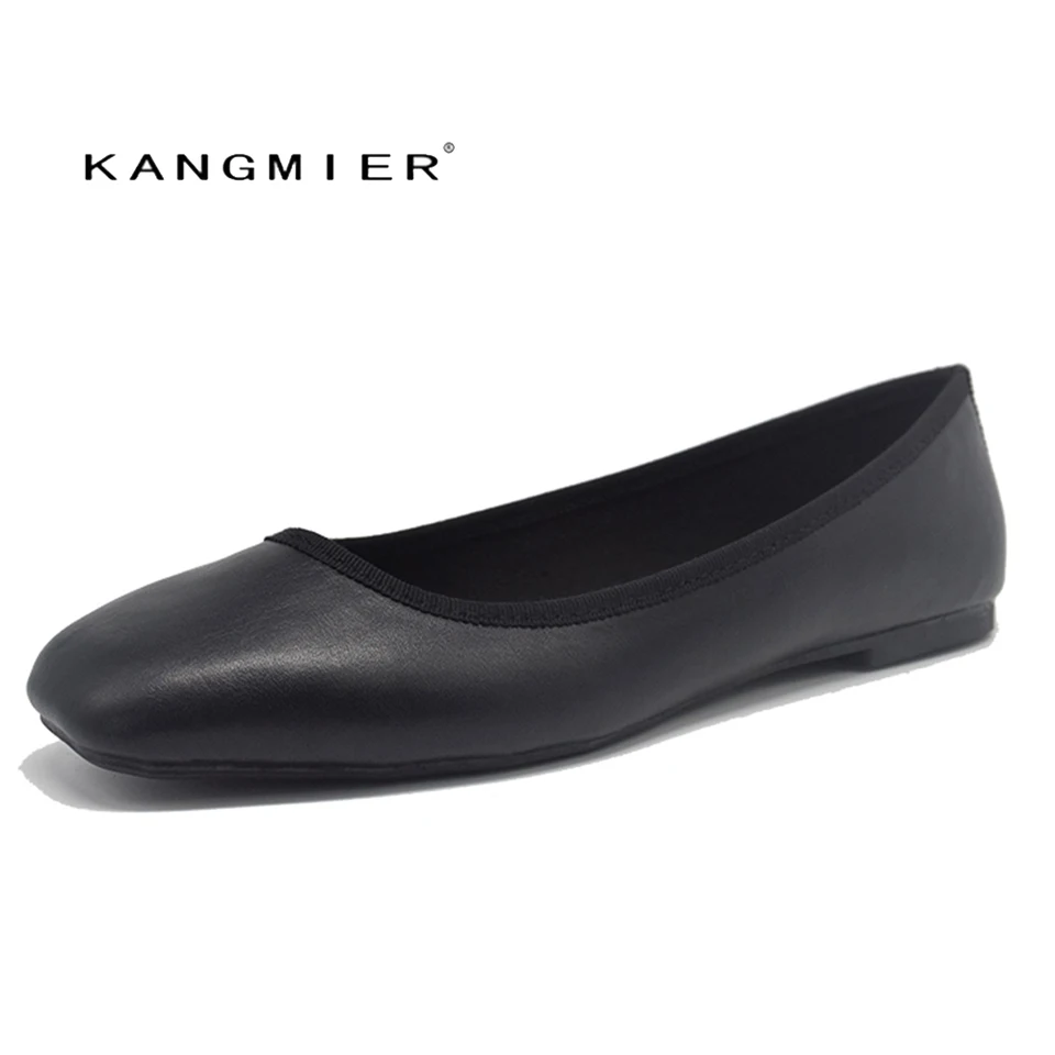 black suede ballet pumps