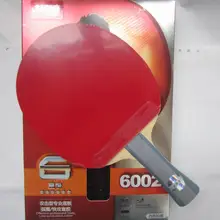 DHS 6002(6002,6 STAR) FL длинная ручка ракетка для настольного тенниса с Чехол, ракетка для занятий спортом в помещении