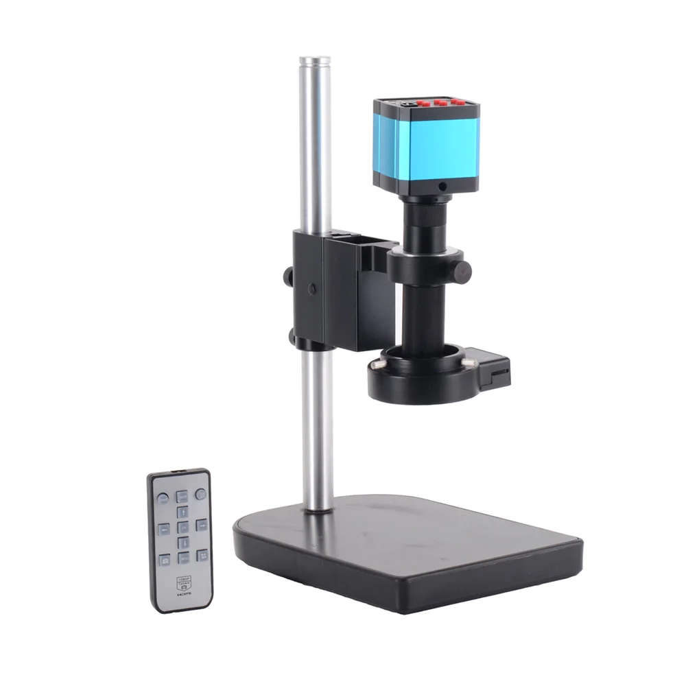 

14MP HDMI Microscope Camera USB Digital Industrial Microscope 120X Zoom Lens High Operation Distance for PCBA/ Mobile Repair