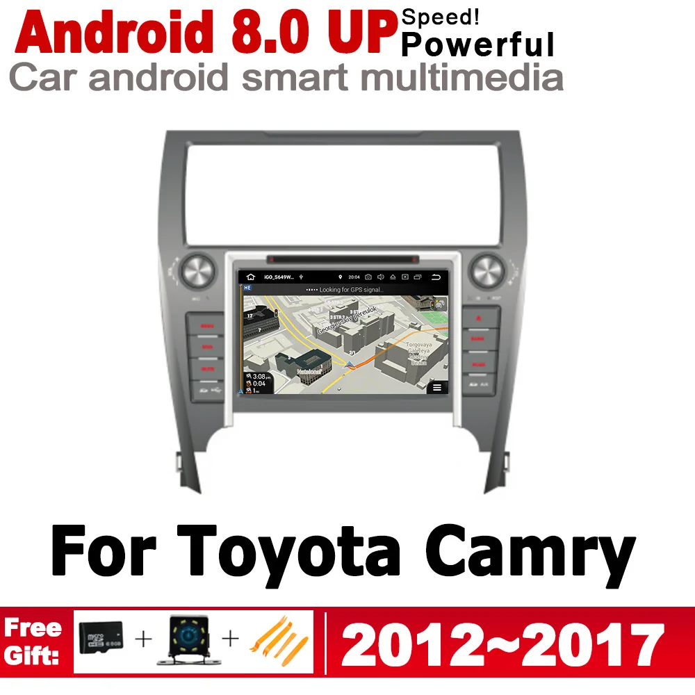 

ZaiXi IPS Android 2 DIN Car GPS For Toyota Camry 2012~2017 Navigation multimedia player HD Screen Stereo radio WiFi Bluetooth
