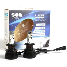 2pcs H7 led High 90W P Hilips 6 chips 12000LM LED Pure White Fog Front Driving Car Light Bulb Lamp 12V 24V 10800LM Light Source