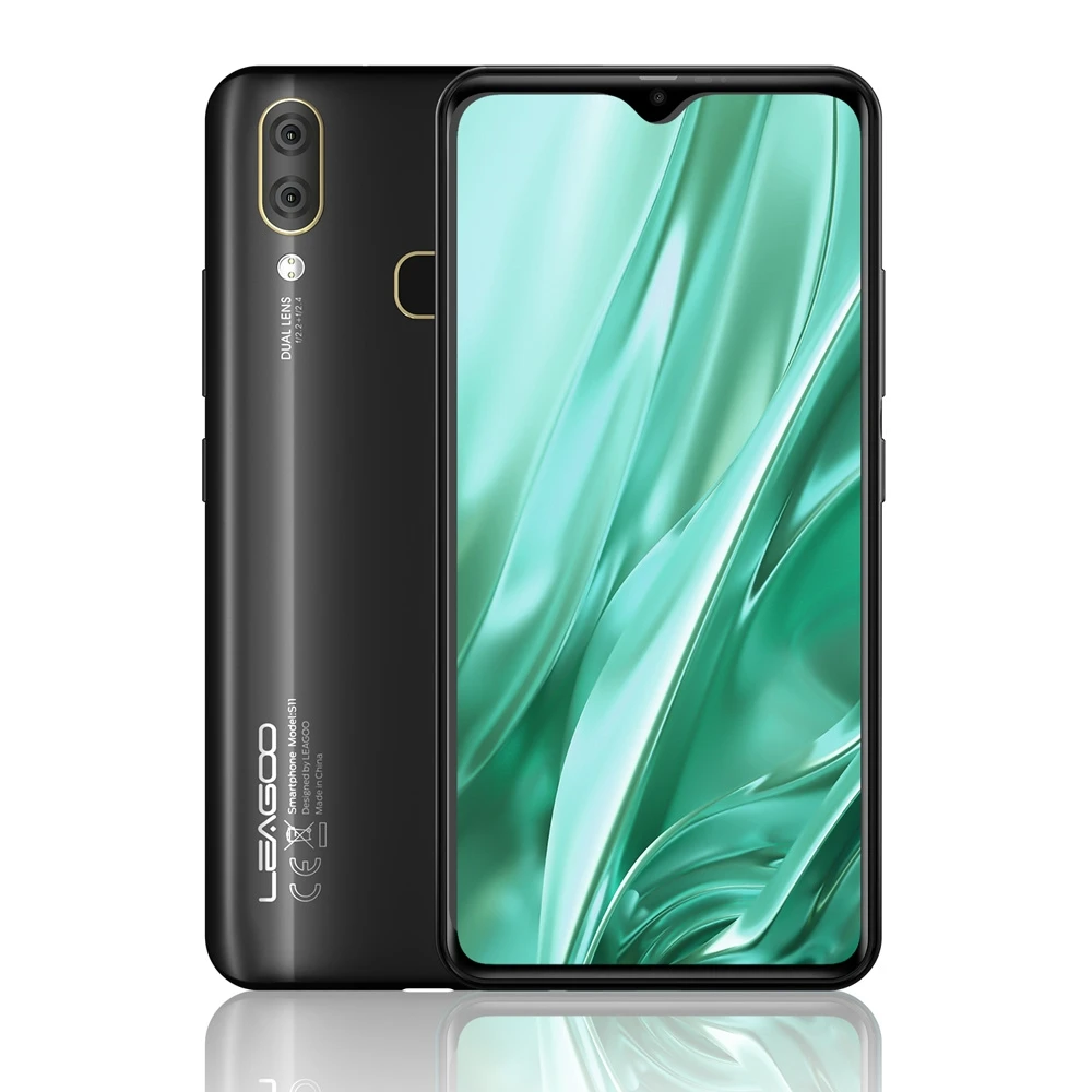 Leagoo S11 Смартфон Android 9,0 мобильный телефон 6,3 ''экран капли воды MT6762 Helio P22 Восьмиядерный 4 Гб ОЗУ 64 Гб ПЗУ Лицо ID OTG