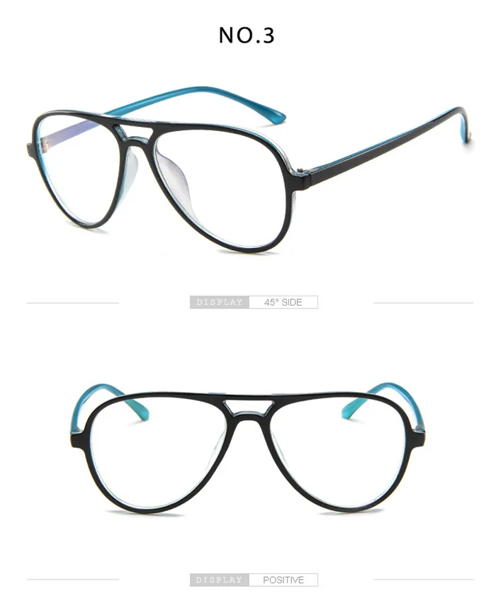 Модные индивидуальные PC овальные оптические очки для женщин и мужчин ретро прозрачное зеркало поддельные очки компьютерная прозрачная рамка