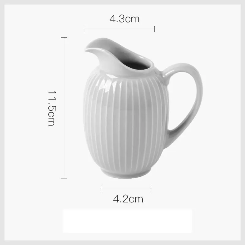 Скандинавская кофейная чашка, блюдце, домашняя Европейская керамическая кружка, молоко, фарфор, для завтрака, чая, посуда, контейнер для воды с покрытием, ручка - Цвет: white pot