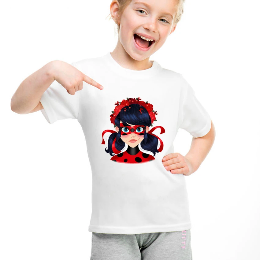 DERMSPE/Лидер продаж, летняя хлопковая спортивная рубашка для мальчиков и девочек милая детская одежда с коротким рукавом и принтом из мультфильма