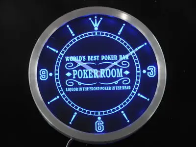 nc0454-best-poker-room-liquor-in-front-bar-beer-neon-light-signs-led-wall-clock