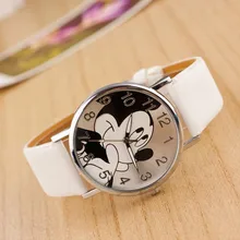 Favorite gift dropshipping relogio Cartoon Girl watch women Leather quartz wristwatch kids Children watches Boy