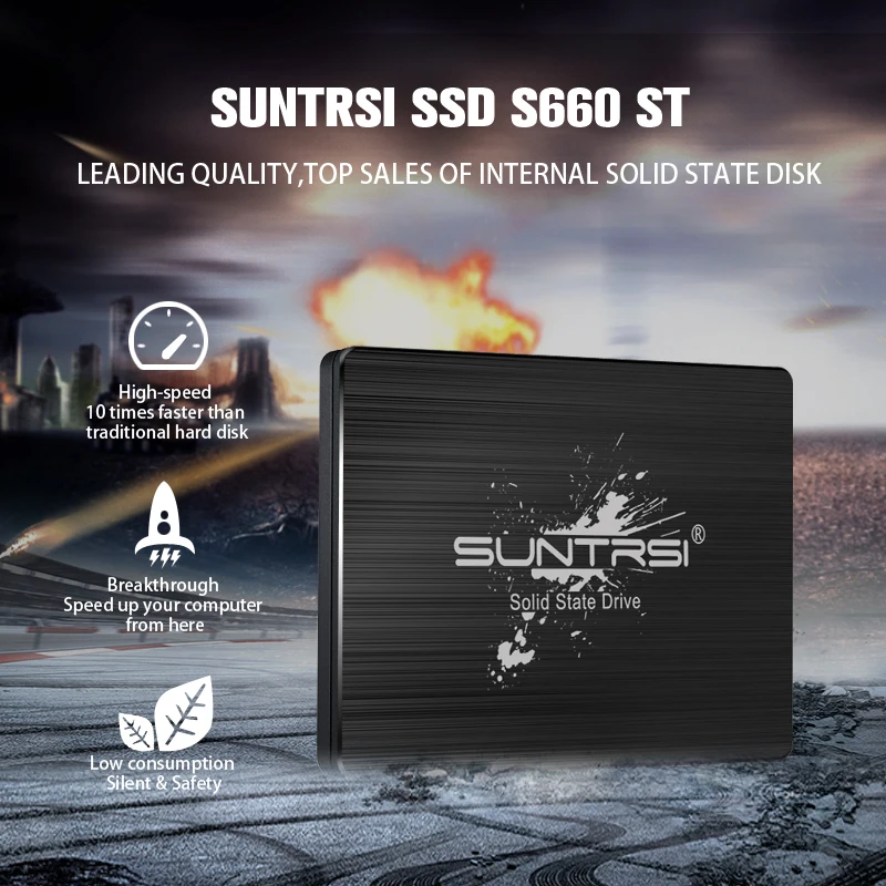 Suntrsi высокоскоростной SSD SATA3 2,5 дюймов 240 ГБ твердотельный накопитель Жесткий Диск Внутренний HDD SSD жесткий диск для ноутбука настольный