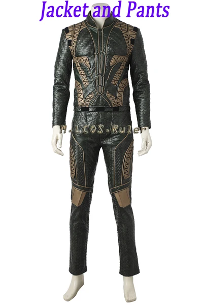 Популярные Aquaman Orin Justice League Косплей костюмы Делюкс наряд Одежда для пальто для Хэллоуина Топ вечерние куртки - Color: just the coat