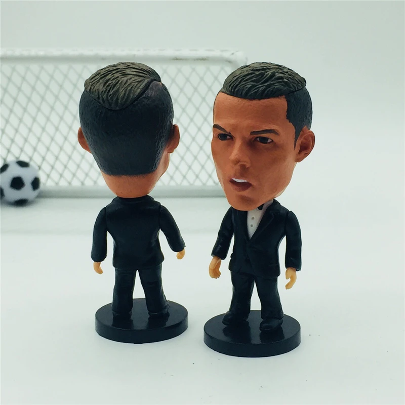 

Soccerwe Soccer Star Doll Cristiano Ronaldo Figures Black Suit Bow Tie