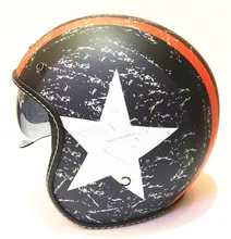 Il trasporto libero 2017 nuovo casco capacetes casco del motociclo retro vintage motocross casco 3/4 viso aperto caschi scooter S L XL XXL
