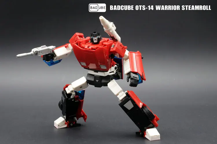 [Show.Z Store] BadCube BC OTS 14 Warrior Steamroll Sideswipe экшн Фигурка трансформер|Наборы для сборки