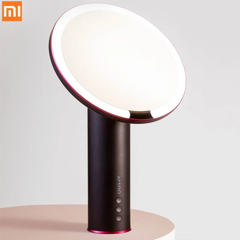 Xiaomi AMIRO обновление O-Mirror дневной свет косметический макияж Led зеркальная лампа 2000mAh регулируемая Столешница 60 градусов вращающийся