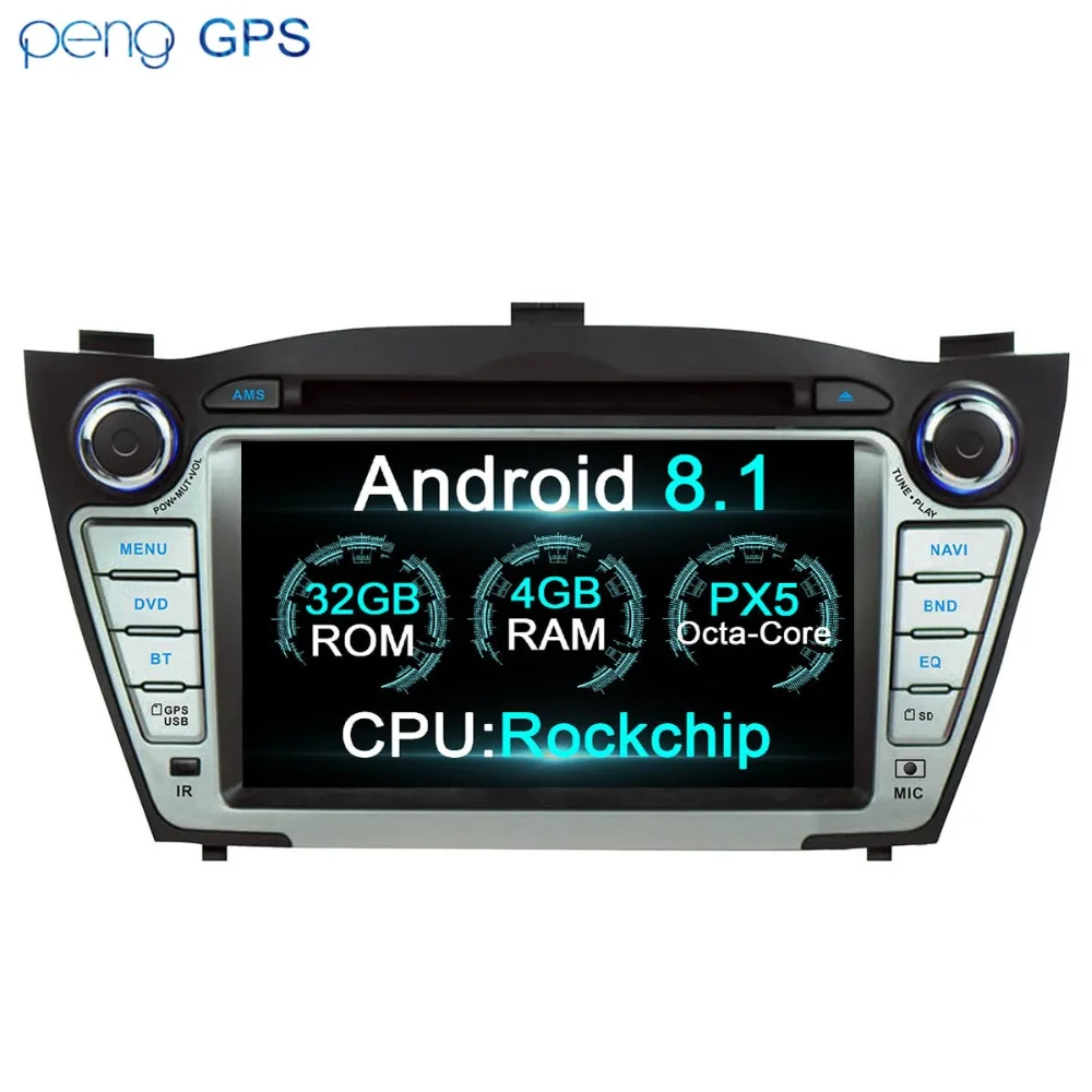 Автомобильный стерео Android 8 1 для hyundai IX35 навигация в автомобиле gps автомобильный