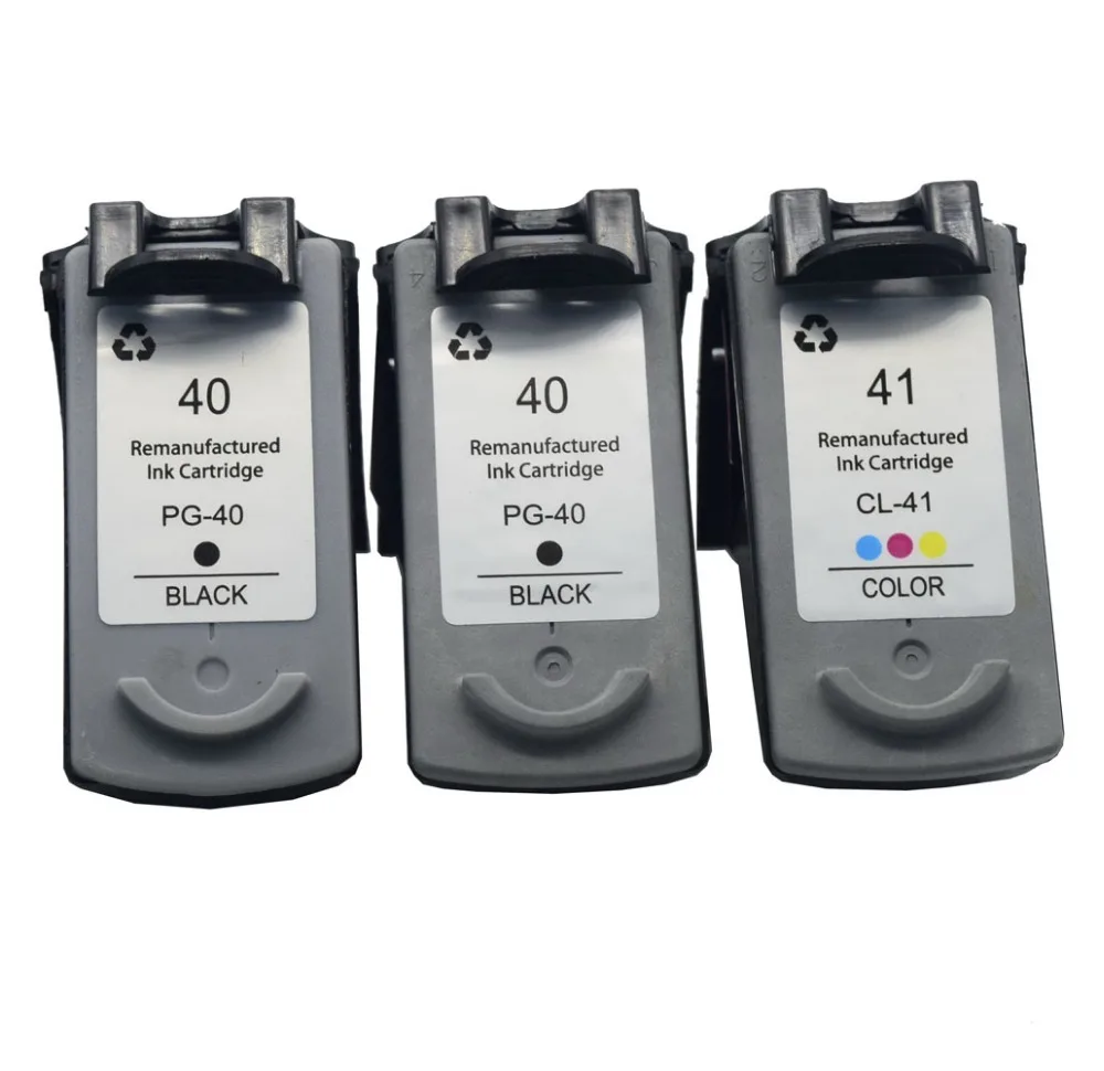 

3PK 40 41 Ink Cartridge PG40 CL41XL for pg-40 cl-41 Canon PIXMA iP1600 iP1200 iP1900 MX300 MX310 MP160 MP140 MP150 MP145 198