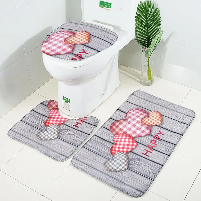Zeegle Non slip Ванная комната коврик каменный кирпич для наружной отделки ванной с