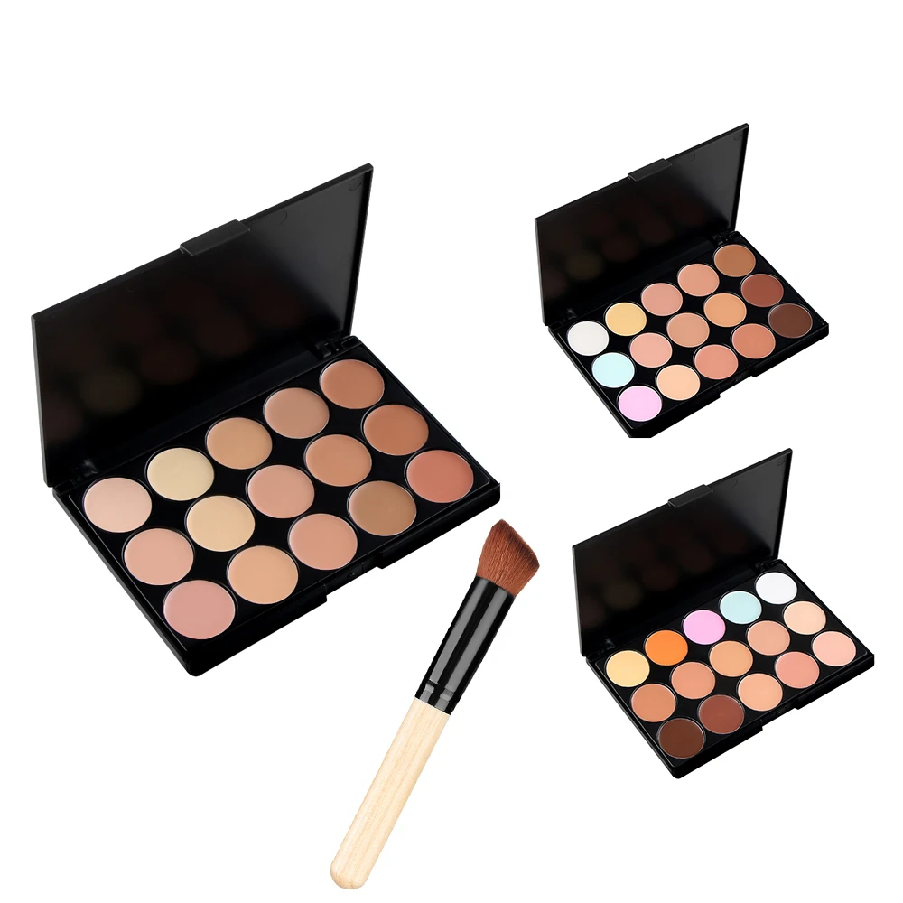 15 Colors Professional Contour Face Cream Makeup Concealer ...