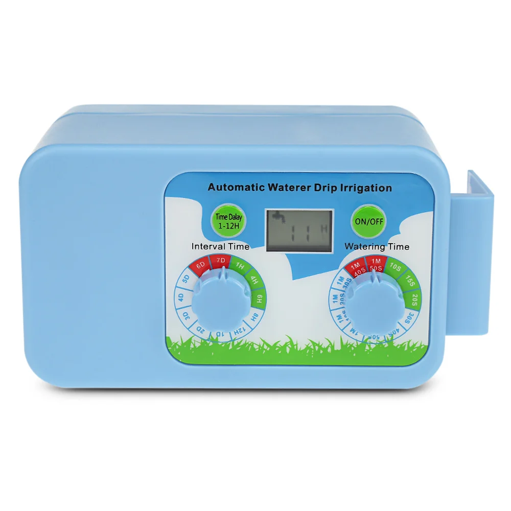 

Digital Automatic Timer Water Drip Irrigation Controller Watering System LCD Display Timing Irrigating Tools For Garden Lawn