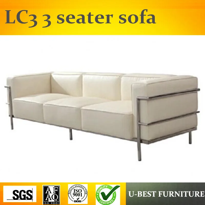 

U-BEST North europe style sofa furniture, simple modern living room 3 seater sofa
