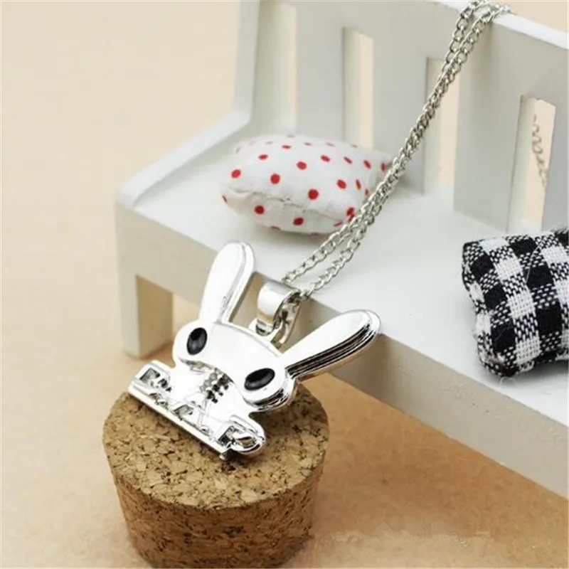 

Kpop Fashion B.A.P Bap the Head of Rabbit Silver Model Pendant Toy Necklace Fans Collection Gift