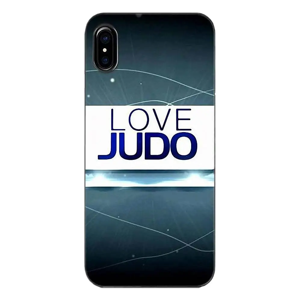 Мягкий чехол для телефона Apple iPhone 4 4S 5 5C 5S SE 6 6S 7 8 Plus X Fashion Judo Sport|Чехлы-накладки| |