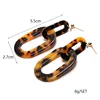 ZIVangela Drop Earrings For Woman New Trendy Designer Tiger Pattern Hollow Oval Dangle Earrings Bohemian Pendants Jewelry Gifts 4