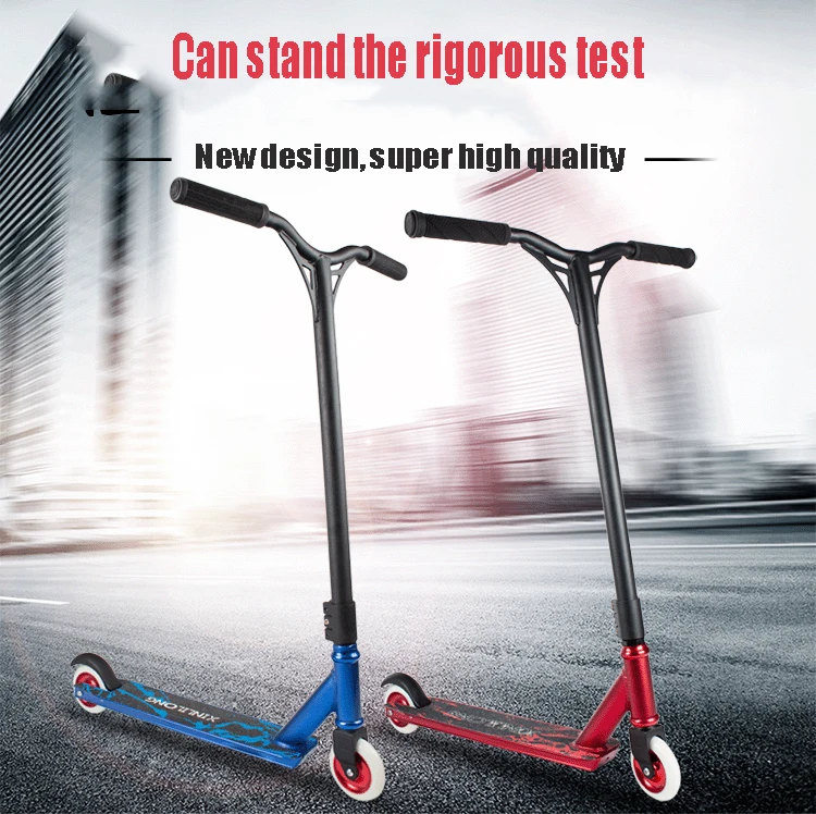 Pro Stunt Scooter Freestyle Street Surfing Kick Scooter Trick Skatepark BMX Handlebars Professional Extreme Sports Scooter