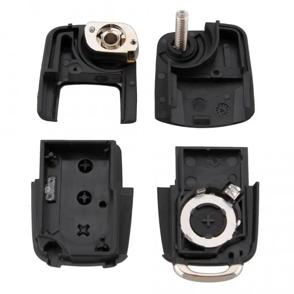 Черный чехол для ключей без чипа с 3 кнопками Volkswagen B5/Passat|chips case|chip car keychip keys |