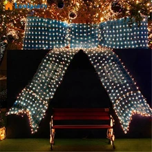 Lumi вечерние 3 м* 2 м 200 светодиодный водонепроницаемый 110 В-220 В сетчатый струнный светильник, рождественский/свадебный/вечерние декоративный светильник s, праздничный светодиодный светильник ing