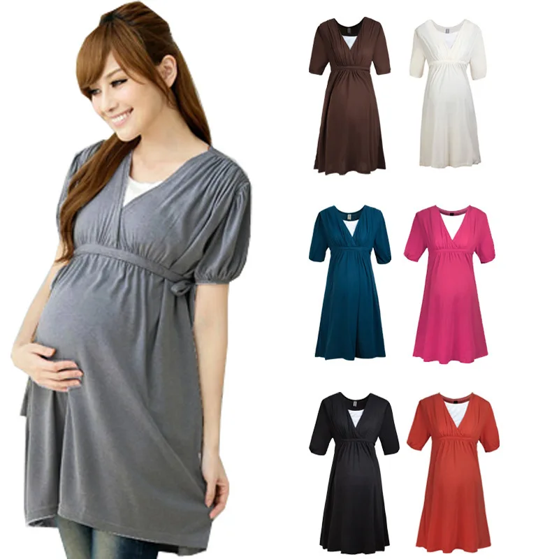 Aliexpress.com : Buy Pregnant Dress Fat Girls Summer Clothing ...