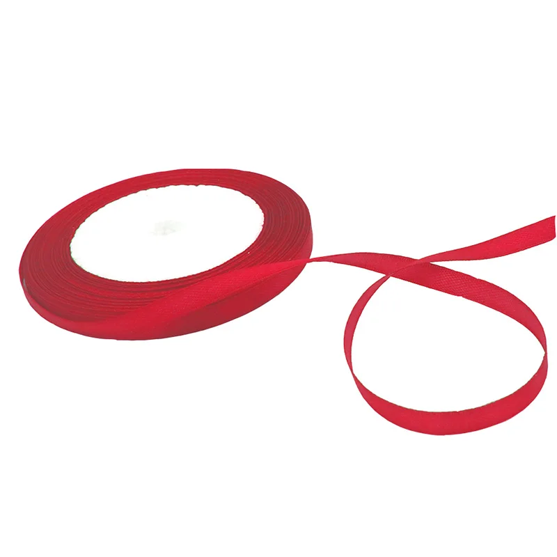 

6mm 25yard Silk Satin Ribbon For Wedding Christmas Party Gift Packaging DIY Craft Scrapbooking Supply
