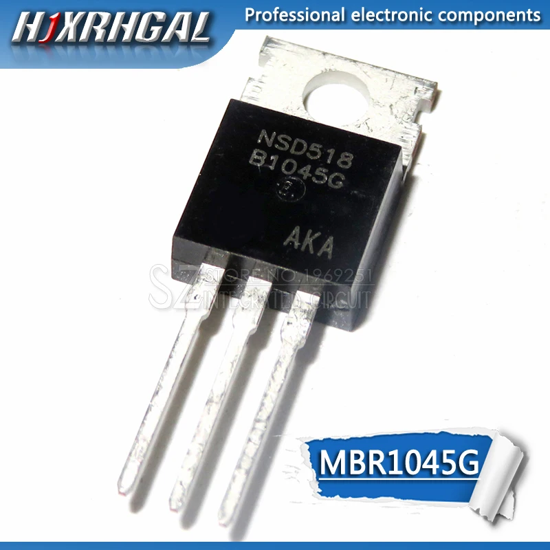 10 шт. MBR1045 MBR1045G SBL1045 B1045 220 Новый и оригинальный hjxrhgal|Интегральные схемы| |