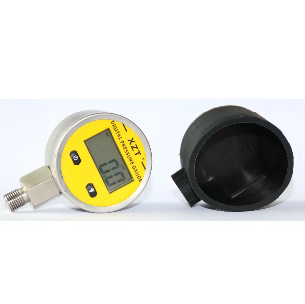1//4NPT-Base Entry XZT Digital Hydraulic Pressure Gauge 2.4/" 3600PSI