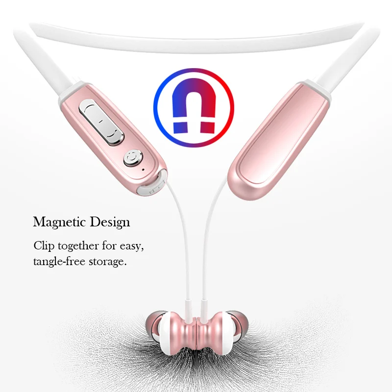 M. uruoi беспроводные наушники Hands Free спортивные стерео вкладыши Bluetooth с микрофоном