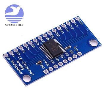

100PCS CD74HC4067 16-Channel Analog Digital Multiplexer Breakout Board Module For Arduino