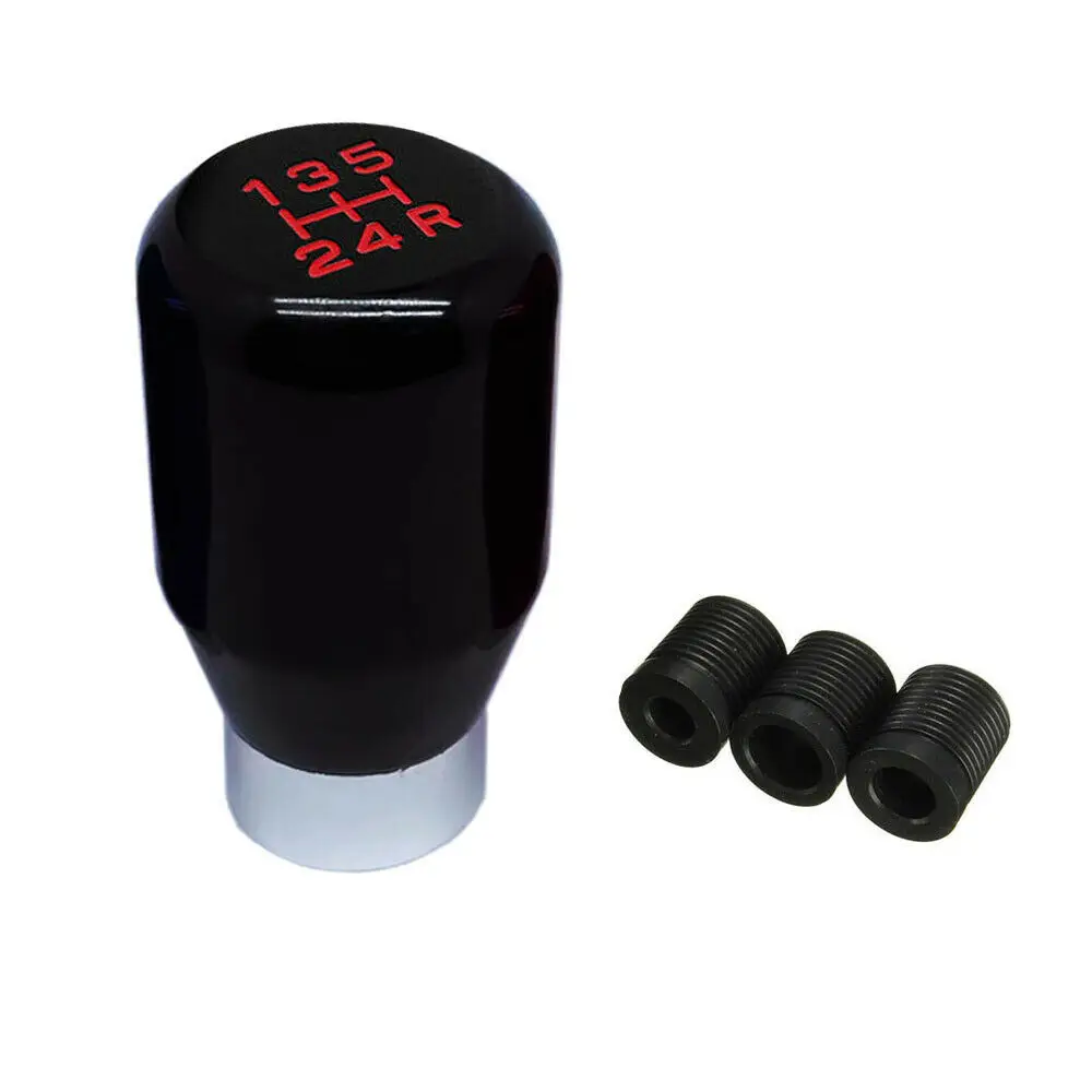

Universal 5Speed Auto Car Manual Shift Knob Gear Stick Shifter Lever W/3*adapter