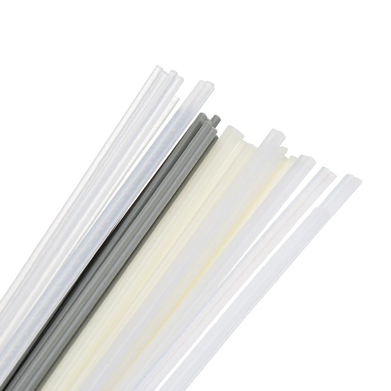 24Pcs 2.5mm*50mm*500mm 4 kinds of PP/ABS/PE/PVC Material Plastic Welding Rods Car/Pipe/Plastic