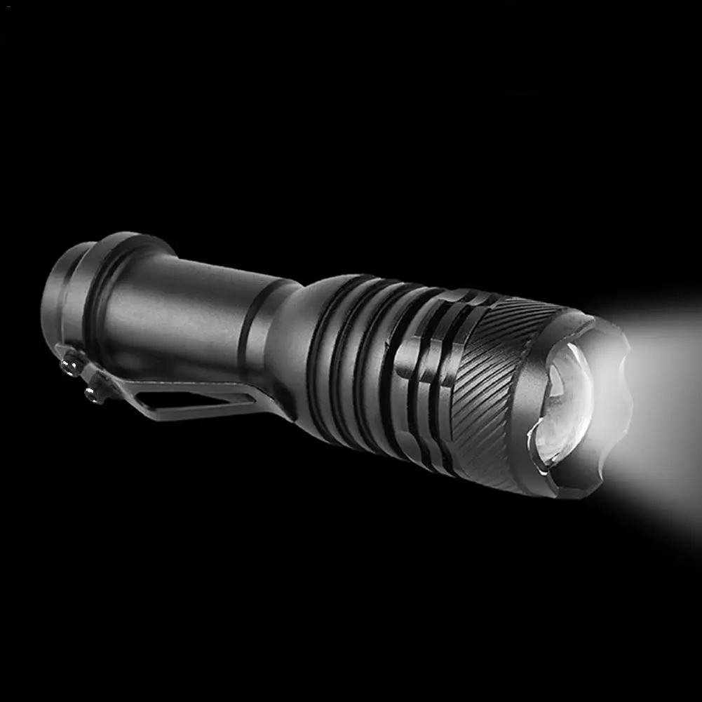 Регулируемый фокус Мини фонарик CREE Q5 6000 люмен светодиодный фонарик факел Фонари AA 14500 факел