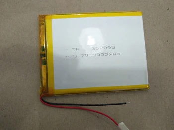

3.7v li po li-ion batteries 3 7 v Packet 3.7V polymer lithium battery 357095 3000MAH