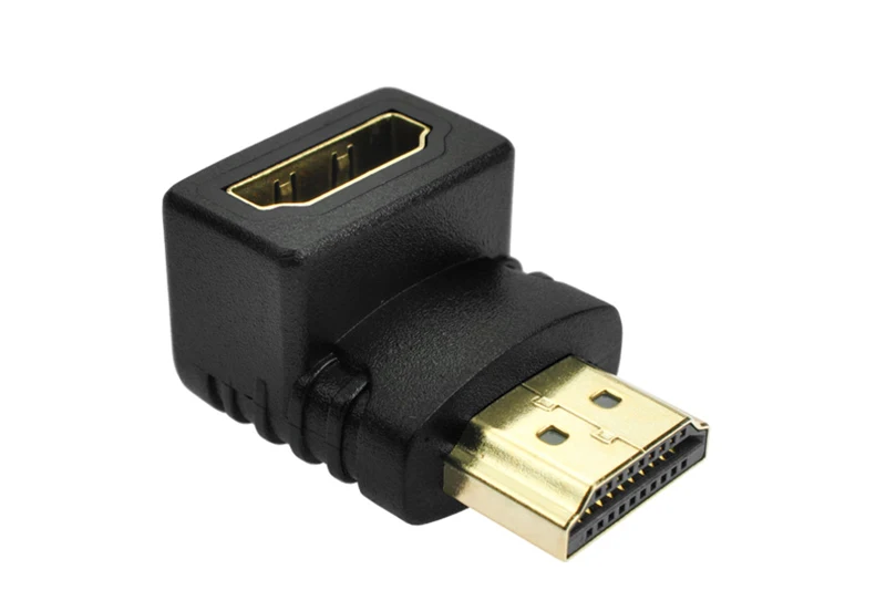 Jckel HDMI Мужской к HDMI Женский Кабель адаптер, преобразователь, удлинитель Угол 90 градусов для 1080P HDTV PC ноутбук HDMI конвертер адаптер