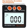 Electronic Protractor Digital Inclinometer 0-360 Aluminum Alloy Digital Bevel Box Angle Gauge Meter Magnets Base Measuring tool 3