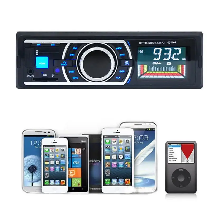 2018 Лидер продаж ALE Bluetooth автомобильный стерео аудио вход FM Aux приемник SD USB MP3 радио